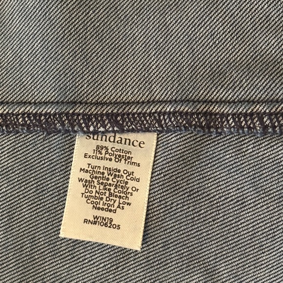 Sundance Denim Jacket Blazer. Women Sz-6 NWT | Blue | Classic | Timeless. - Picture 12 of 15